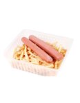 (cls de 5000 barq) barquette caissipack® fond plat 125cc