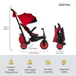 Tricycle pliable STR7 Rouge