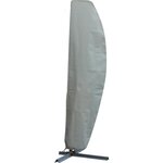 Eurotrail Housse de parasol 280x90 cm Gris