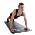 Pure2Improve Tapis d'exercice 182 x 61 cm Noir P2I290000