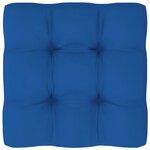 vidaXL Pouf palette de jardin vert bois de pin imprégné