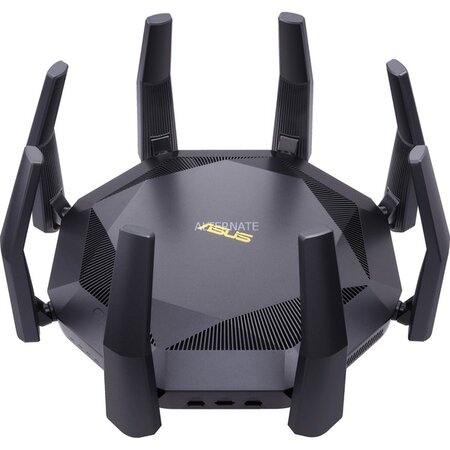 Asus rt-ax89x ax6000 aimesh routeur sans fil ethernet bi-bande (2 4 ghz / 5 ghz) 4g noir