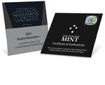 Pièce de monnaie 2 Dollars Niue 2021 1 once argent BE – Anakin Skywalker