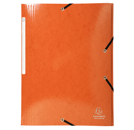 Chemise À Élastiques 3 Rabats Maxi Capacity Carte Lustrée Pelliculée 425gm2 Iderama A4 - X 25 - Exacompta
