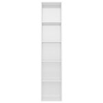 vidaXL Bibliothèque Blanc brillant 40x30x189 cm Aggloméré
