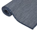 vidaXL Tapis à tissage plat d'extérieur 80x150 cm Bleu