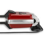 LAGRANGE Gaufrier Super 2 Antiadhésif - 1000W - 1 jeux de plaques : Gaufres coeur - Rouge