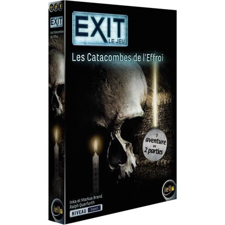 Exit : le jeu - les catacombes de l'effroi - jeu de société - escape games - iello