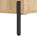 vidaXL Buffet haut Chêne sonoma 34 5x34x180 cm Bois d'ingénierie