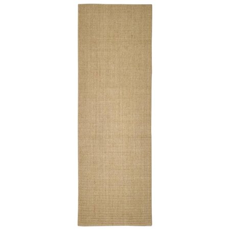 vidaXL Tapis Sisal naturel 66x200 cm