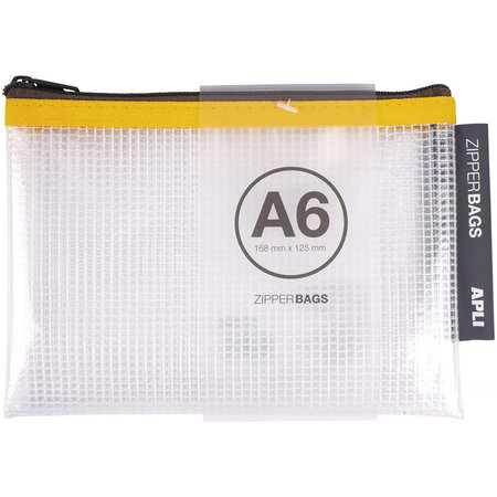 Zipper bag - pochette a fermeture éclair - a6 - apli