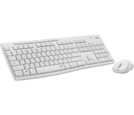 Logitech mk295 silent wireless combo off white es