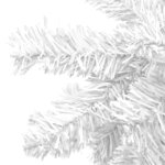 vidaXL Sapin de Noël artificiel L 240 cm Blanc