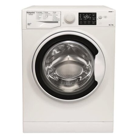 Lave-linge séchant hotpoint rdg864387wkfrn - lavage 8 kg / séchage 6 kg - l 60 cm - 1400 trs/min - blanc