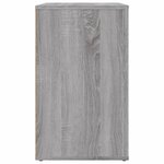 vidaXL Table de chevet Sonoma gris 50x36x60 cm Bois d'ingénierie