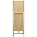 vidaXL Miroir sur pied 48x46 5x150 cm Bois de chêne solide