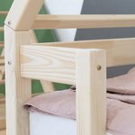 Lit cabane enfant TAHUKA 120 x 180 beige