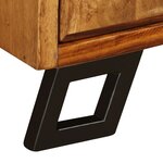 vidaXL Table de chevet Bois massif de Sesham 37 x 30 x 54 cm