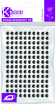 Strass thermocollant tissu Ø 3mm Noir 140 pièces