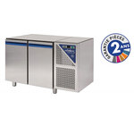 Table réfrigérée positive 300 l - 2 portes sans groupe logé - dalmec -  - acier inoxydable2pleine x700xmm