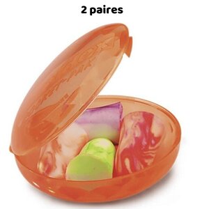 Bouchons d'oreille mousse pocket pack moldex (par 2 paires)  1 boite
