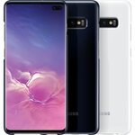 Samsung coque avec affichage led s10+ blanc