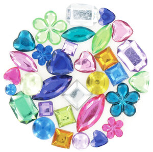 Strass multi mix multicolores 0 6 à 2 cm 300 pièces