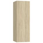 vidaXL Ensemble de meuble TV 3 Pièces Chêne sonoma Aggloméré