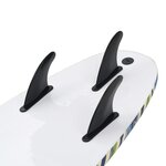 vidaXL Planche de surf 170 cm Design de feuille