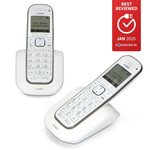 Fysic téléphone dect fx-9000 duo double blanc