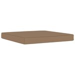 vidaXL Salon de jardin 3 Pièces avec coussins taupe