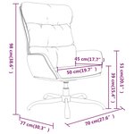 vidaXL Chaise de relaxation Jaune moutarde Tissu