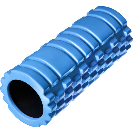 Tectake Rouleau de Massage Foam Roller Sport Fitness - bleu