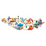 Brio World Circuit Smart Tech Sound Deluxe - Coffret complet 91 pieces - Circuit de train en bois - Ravensburger - Des 3 ans - 33977
