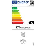 Haier hws188gae - cave à vin de vieillissement - pose libre - 188 bouteilles - mono zone - h185 x l59 5 cm - noir