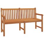 vidaXL Ensemble à dîner de jardin 5 Pièces Bois de teck massif