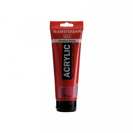 Tube peinture acrylique carmin 250 ml - amsterdam royal talens