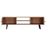 vidaXL Meuble TV 140x30x40 cm Bois solide d'acacia