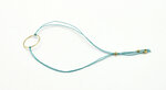 Bracelet anneau et fil turquoise