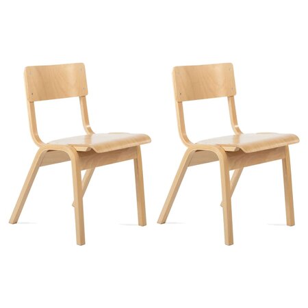 KidsDepot Ensemble de chaises Dim Contreplaqué 2 Pièces