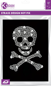 Transfert thermocollant clou et strass Little Pirate 16x20 cm