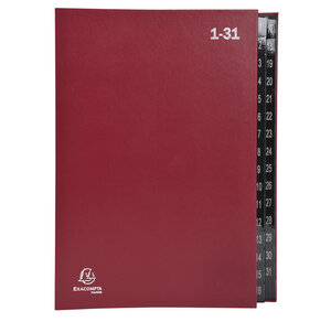 Trieur Rigide Economique Ordonator 32 Compartiments Numériques - 24x34cm - X 6 - Exacompta