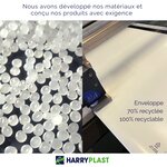 Lot 50 enveloppes plastiques GRAND FORMAT n°2 - 60microns - 600x500mm