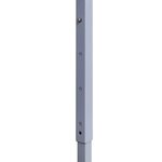 vidaXL Tente réception pliable professionnelle 2x2 m Acier Blanc