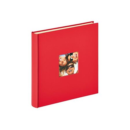 Album Photo Autocollant Design Fun 33 X 34 cm 50 p Rouge WALTHER