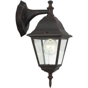 Applique exterieure descendante NEWPORT Rouille ampoule E27 max 60 W - Brilliant