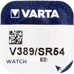 Blister 1 pile oxyde d'argent montres v389 (sr54) sr1130w 1 55 volt x 2 varta