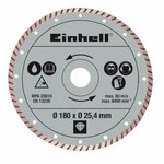 Einhell disque coupe turbo 180 x 25 4 mm pour rt-tc 430 u  tc-tc 618