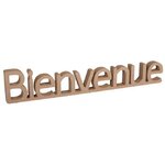 2 mots en bois MDF 27 x 5 5 cm - Bienvenue