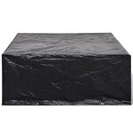 vidaXL Housse de salon de jardin 10 œillets 260x260x90 cm